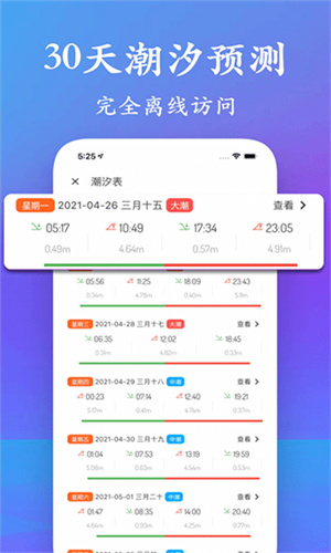 潮汐表app截图1