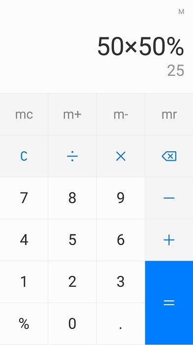 华为手机自带计算器截图1