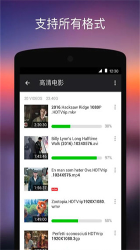 XPlayer万能视频播放器截图2