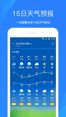 天气预报app截图3