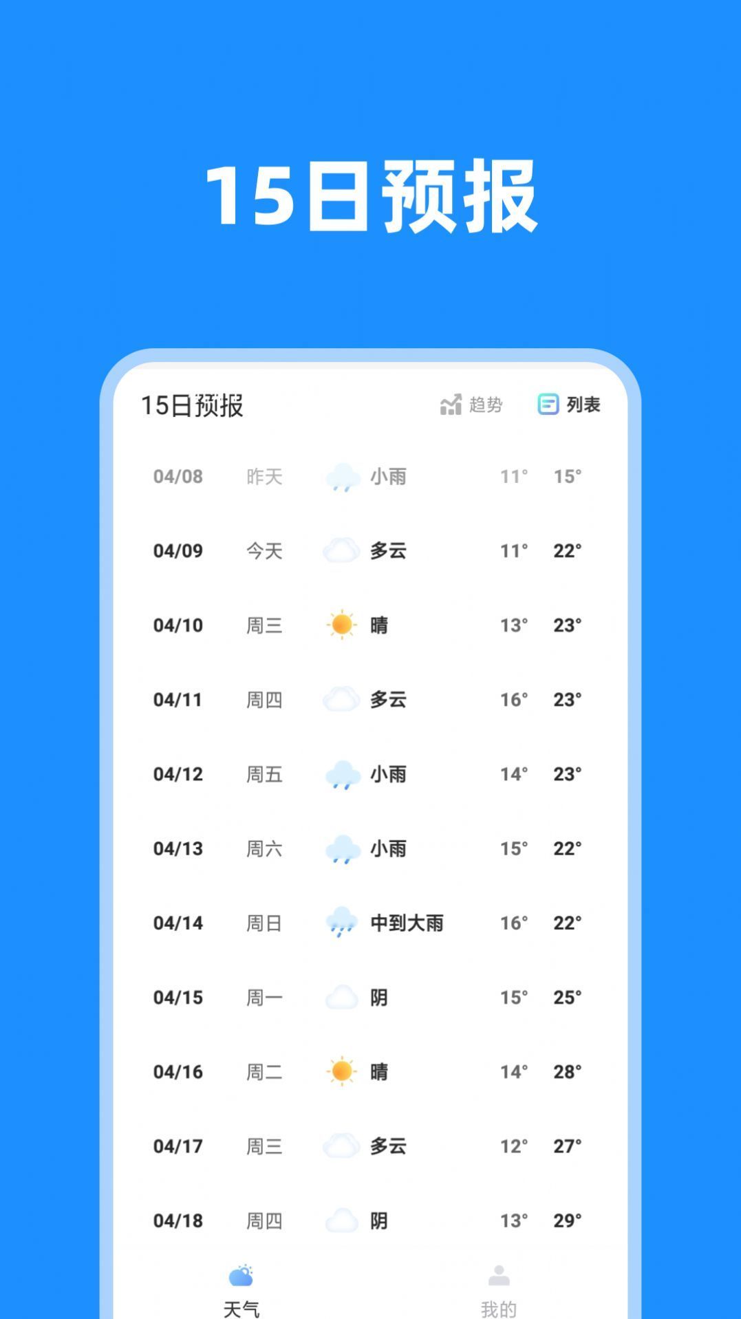 一览天气截图2