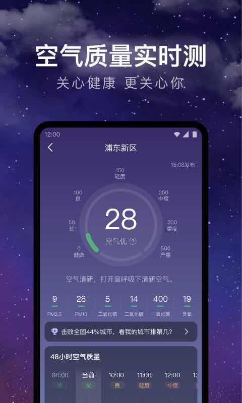 24小时天气预报截图2