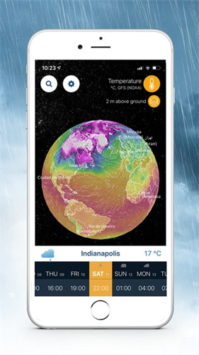 Ventusky风雨气温图截图3