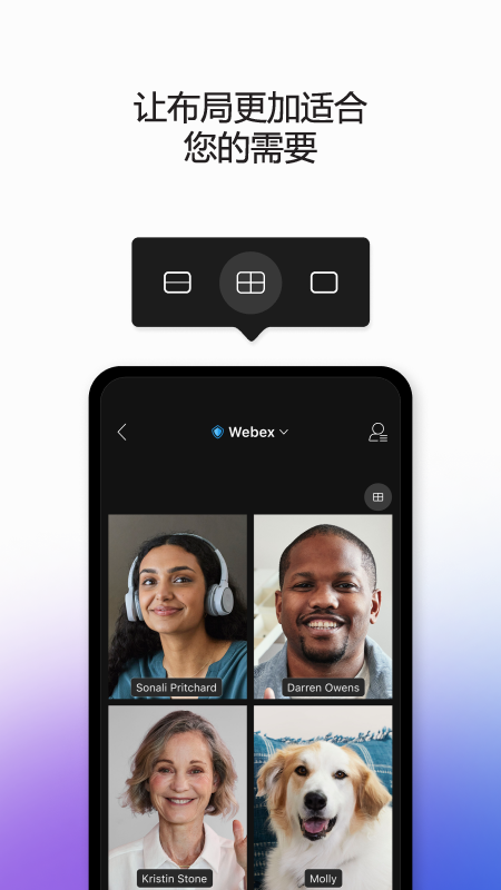 Webex meet视频会议截图1