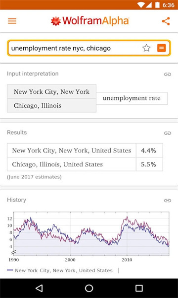 Wolfram Alpha截图3