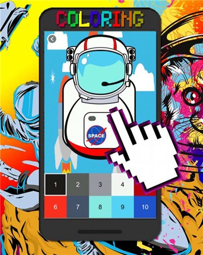 宇航员太空像素艺术截图2