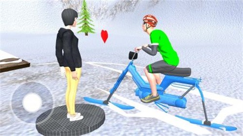 雪地自行车骑行截图2